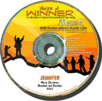You're a Winner Personalized Kids Music CD