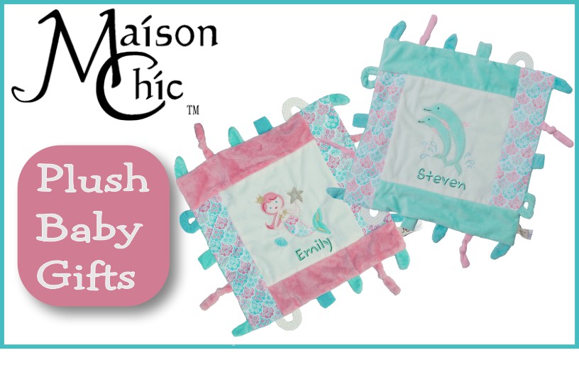 Personalized Plush Multifunction Blankies by Maison Chic