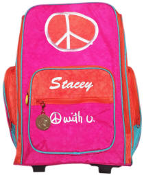 Rolling Backpack - Peace
