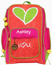 Small Girls Backpack Love