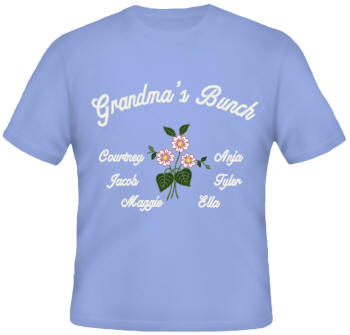 Bunch Embroidered Family Shirt