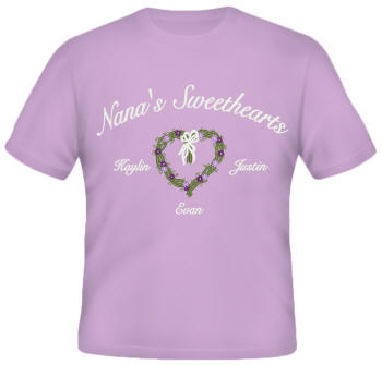 Sweethearts Embroidered Family Shirt