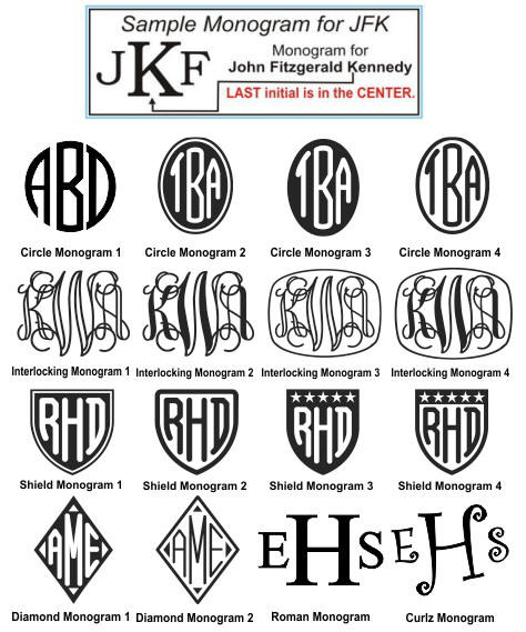 Monogram Selection