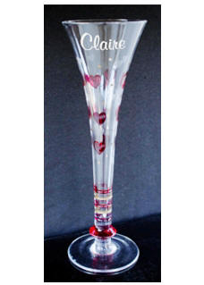 Personalized Sweetheart Fizz Flute