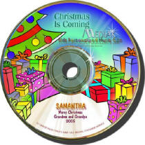 Christmas is Coming Personalized Kids Music CD