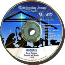 Celebrating Jesus Personalized Kids Music CD
