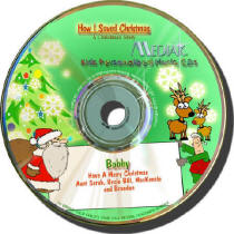 How I Saved Christmas Personalized Kids Music CD