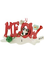 Meow Cat Ornament