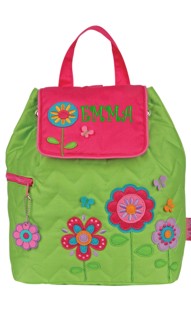 Flower Quilted Backpack