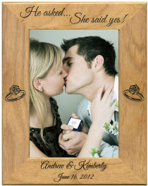 Engagement Frame with Rings