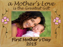 Engraved First Mother's Day Photo Frame
