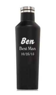 Personalized 16oz. Matte Black Canteen