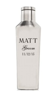 Personalized 25oz. Brushed Steel Canteen