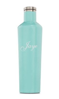 Personalized 25oz. Gloss Turquoise Canteen