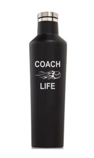 Personalized 25oz. Matte Black Canteen