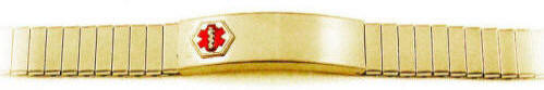 Men's Yellow Twist-O-Flex Medical ID Bracelet
