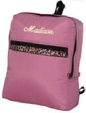 Large Pink Cheetah Children's Backpack