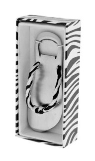 Zebra Flip Flop Bottle Opener