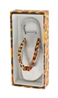 Leopard Flip Flop Bottle Opener