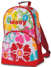 Bright Bloom Girls Backpack