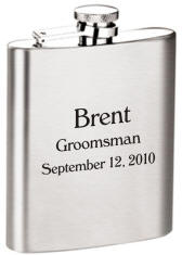 Personalized Flasks | 8oz Stainless Steel Flask | Engraved Hip Flasks