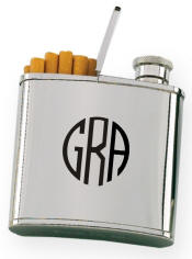 2 oz. Cigarette Holder Flask