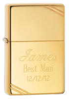 Vintage High Polished Brass Zippo