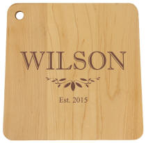 Middlebury Square Cutting Board | Engraved Cutting Board