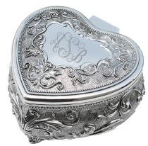 Personalized Venice Heart Keepsake Box