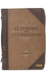 Strong & Corageous Bible Cover