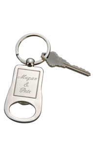 Personalized Bottle Opener Keychain