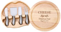 Personalized Round Cheese Board