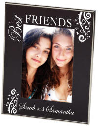 Best Friend Black Newton Photo Frame