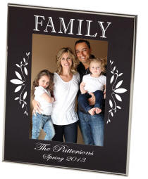 Family Black Newton Photo Frame