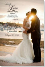 Personalized Wedding Canvas with Verse