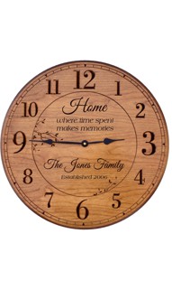 Personalized 	17 in. Wall Clock for Home