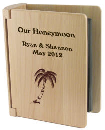 Personalized Maple Photo Album